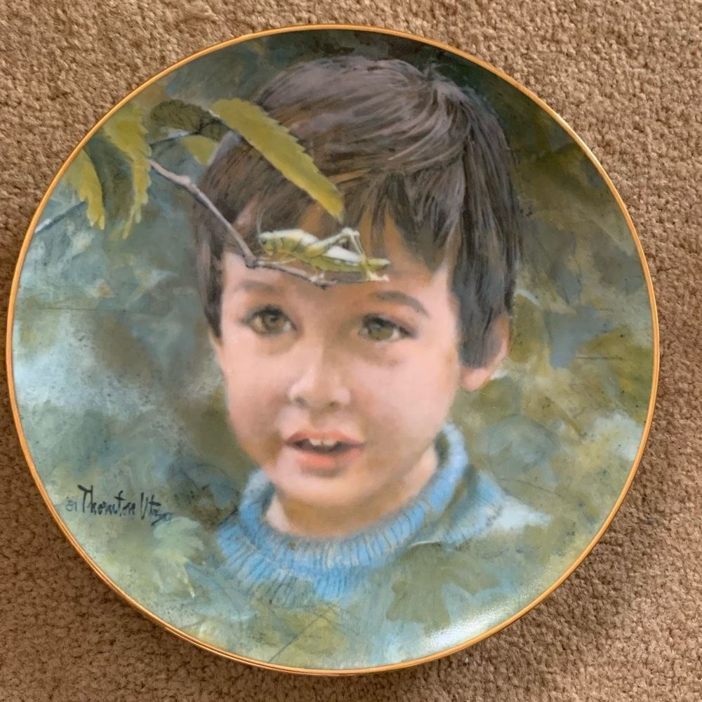 Nature Hunt Thornton Utz Carefree Days Plate Collection